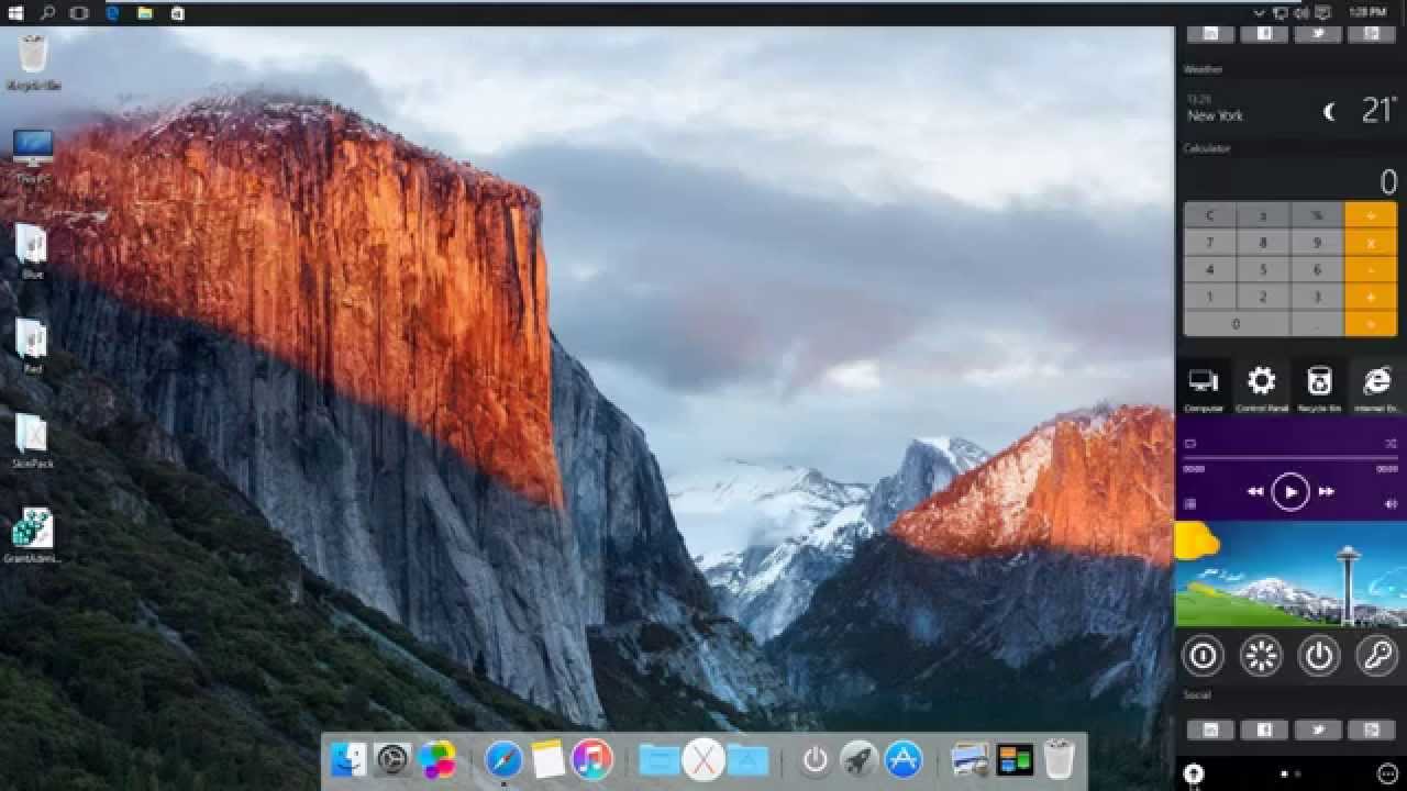 Classic mac theme for os x
